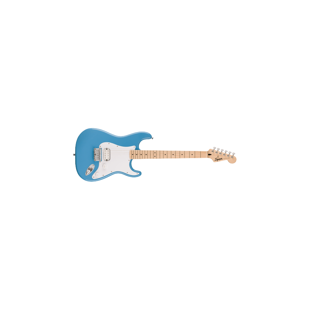Squier FSR Sonic Stratocaster HT H, Maple Fingerboard, White Pickguard, Lime Green
