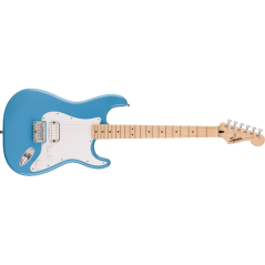 Squier FSR Sonic Stratocaster HT H, Maple Fingerboard, White Pickguard, Lime Green