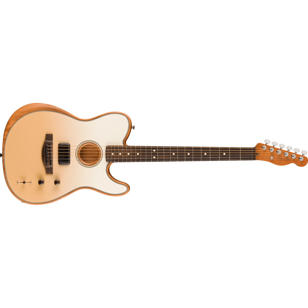 Fender FINNEAS Signature Acoustasonic Player Telecaster with Bag, Rosewood Fingerboard, Cappuccino Fade