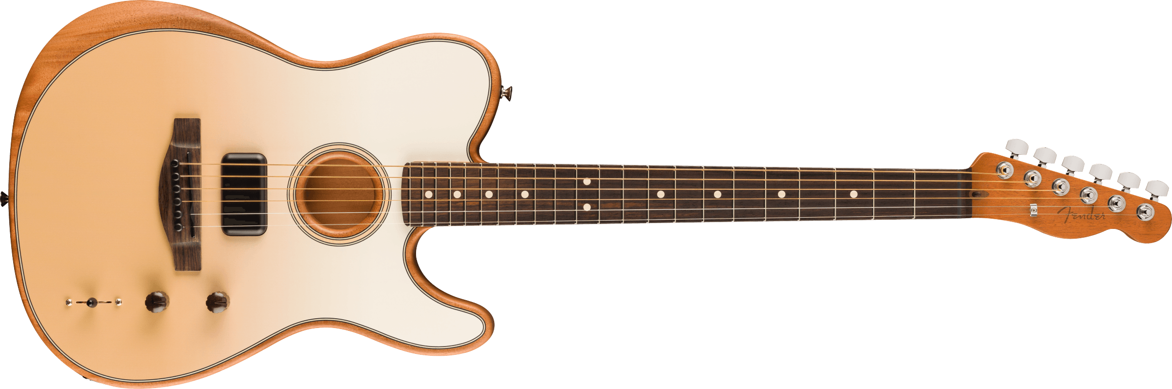 Fender FINNEAS Signature Acoustasonic® Player Telecaster® with Bag, Rosewood Fingerboard, Cappuccino Fade