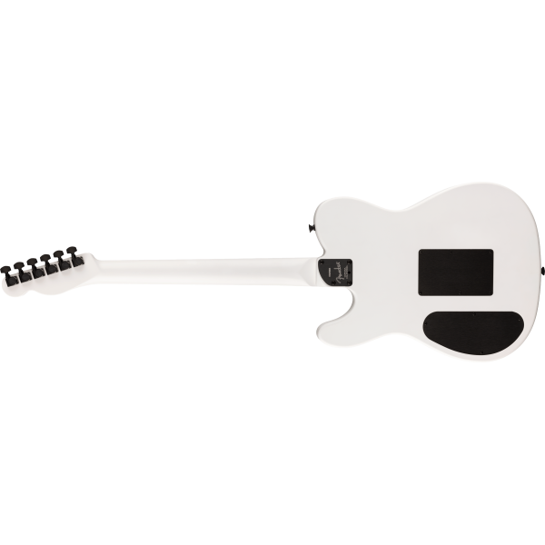 Fender Jack White Triplesonic Acoustasonic Telecaster with Case, Maple Fingerboard, White Pickguard, Satin Arctic White