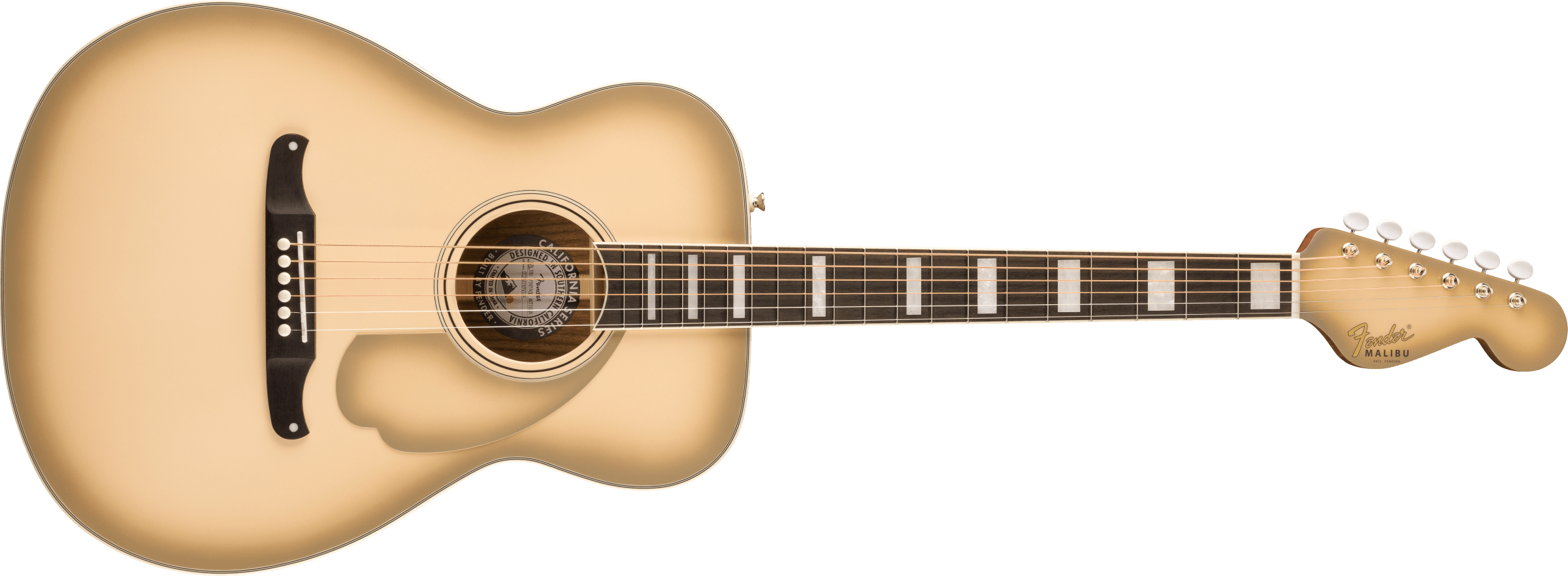 Fender Limited Edition California Vintage Malibu with Case, Antigua Pickguard, Antigua