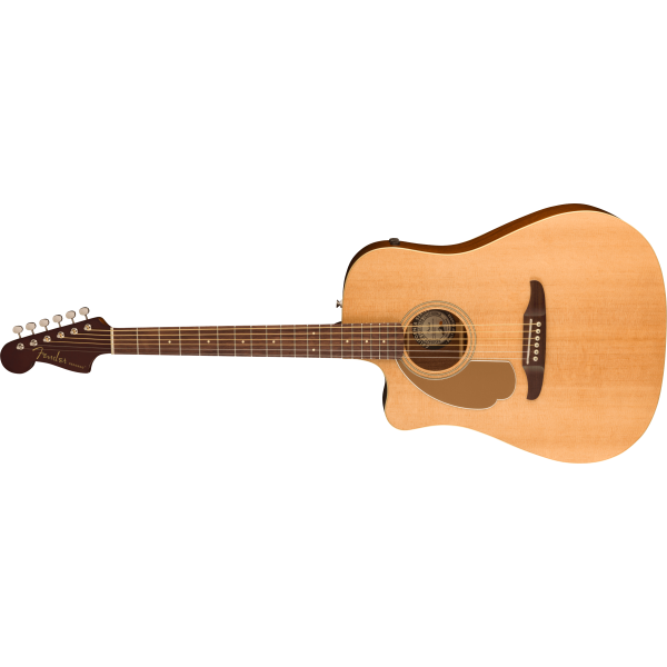Fender Redondo Player Left-Handed, Walnut Fingerboard, Gold Pickguard, Natural