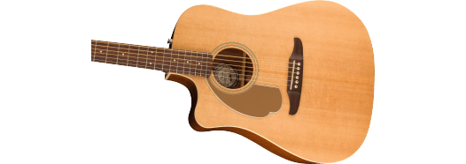 Fender Redondo Player Left-Handed, Walnut Fingerboard, Gold Pickguard, Natural