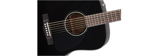 Fender CD-60 Dreadnought V3 w/Case, Walnut Fingerboard, Black