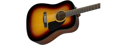 Fender CD-60 Dreadnought V3 w/Case, Walnut Fingerboard, Sunburst