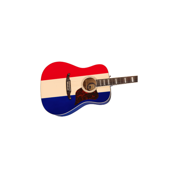 Fender Buck Owens Kingman with Case, Red White and Blue