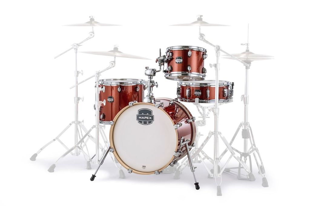 MAPEX IT MA486SOR MARS BIRCH BE BOP 4 PEZZI BLOOD ORANGE SPARKLE