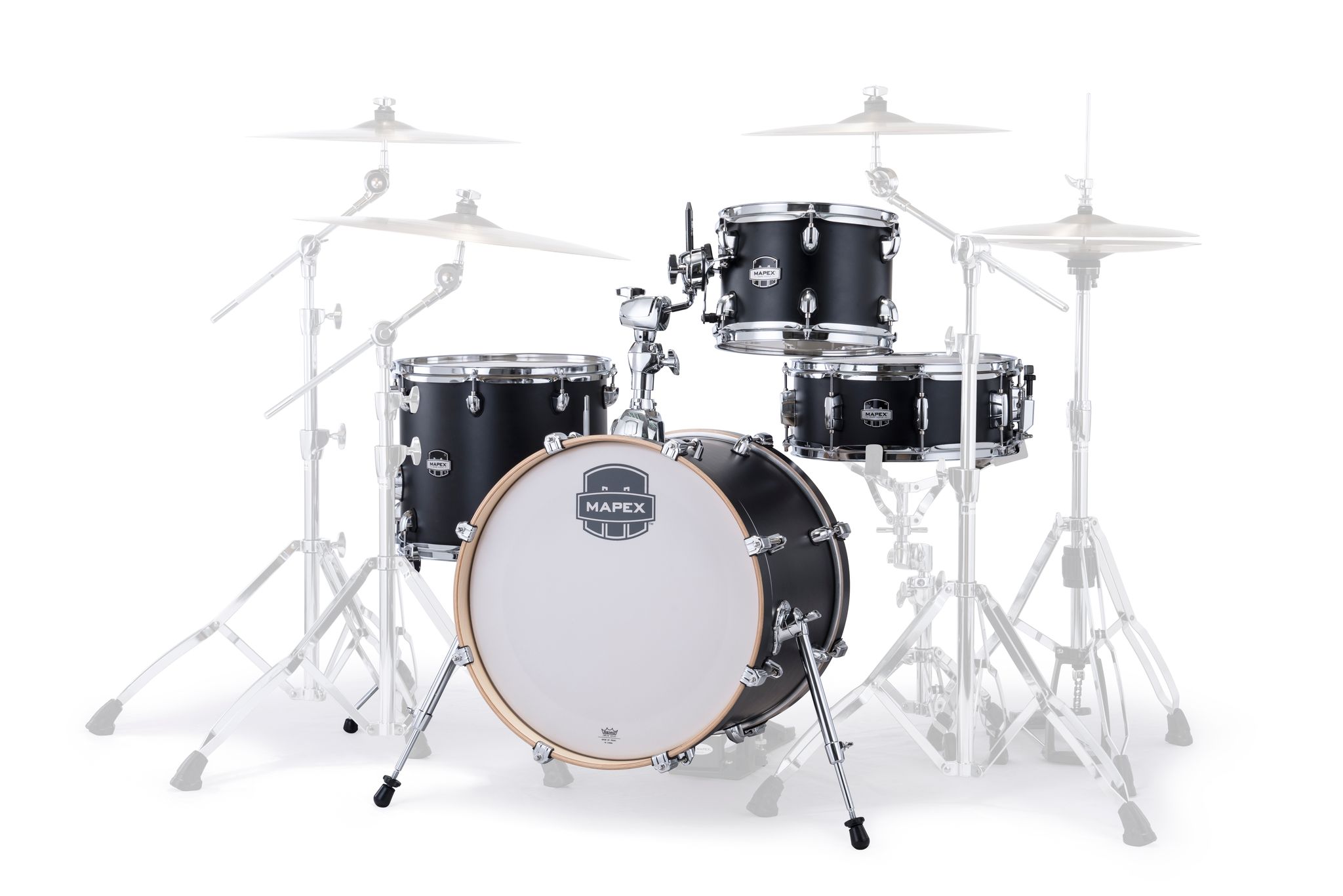 MAPEX IT MM486SKD MARS MAPLE BEBOP 4 PEZZI MATTE BLACK