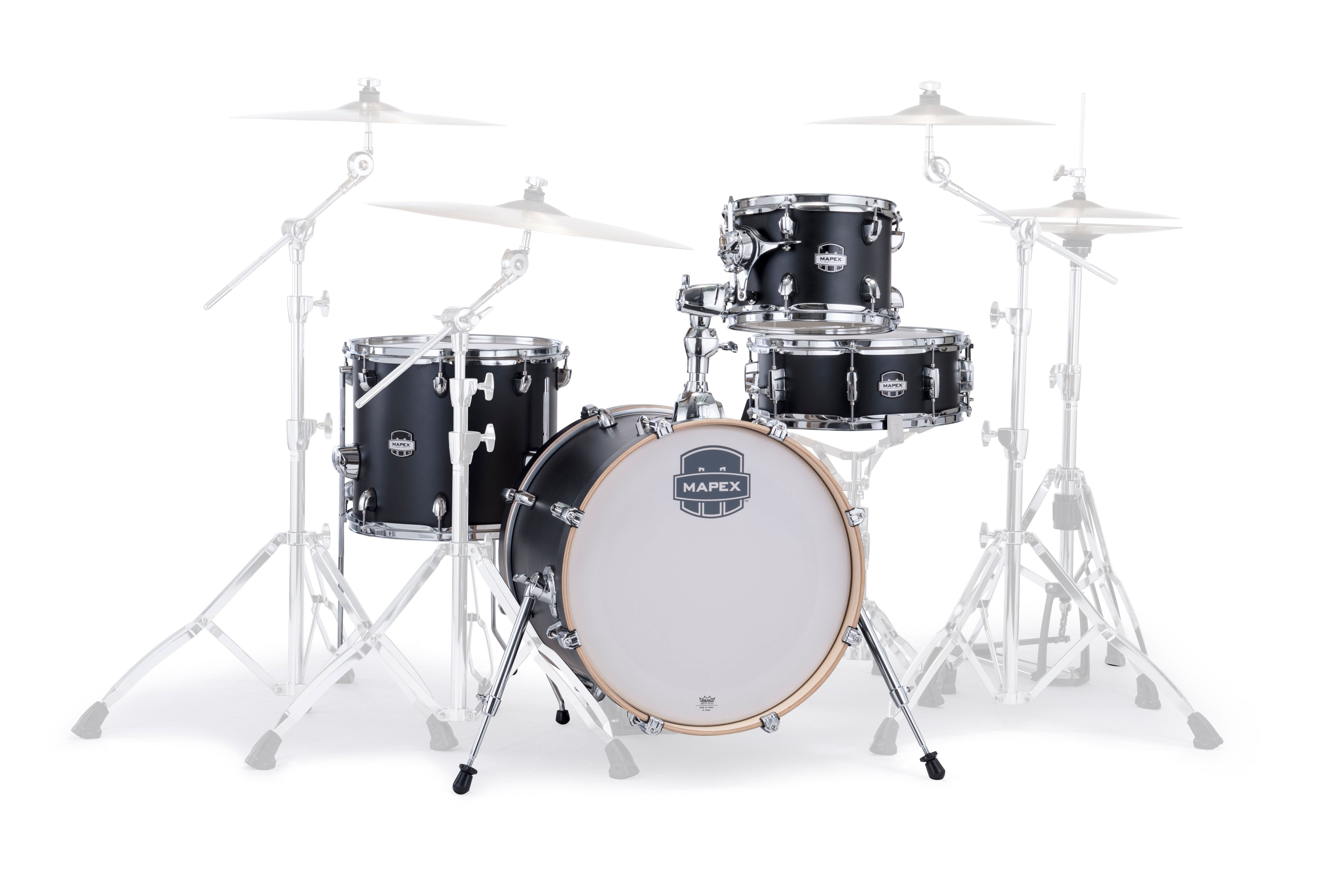 MAPEX IT MM486SKD MARS MAPLE BEBOP 4 PEZZI MATTE BLACK
