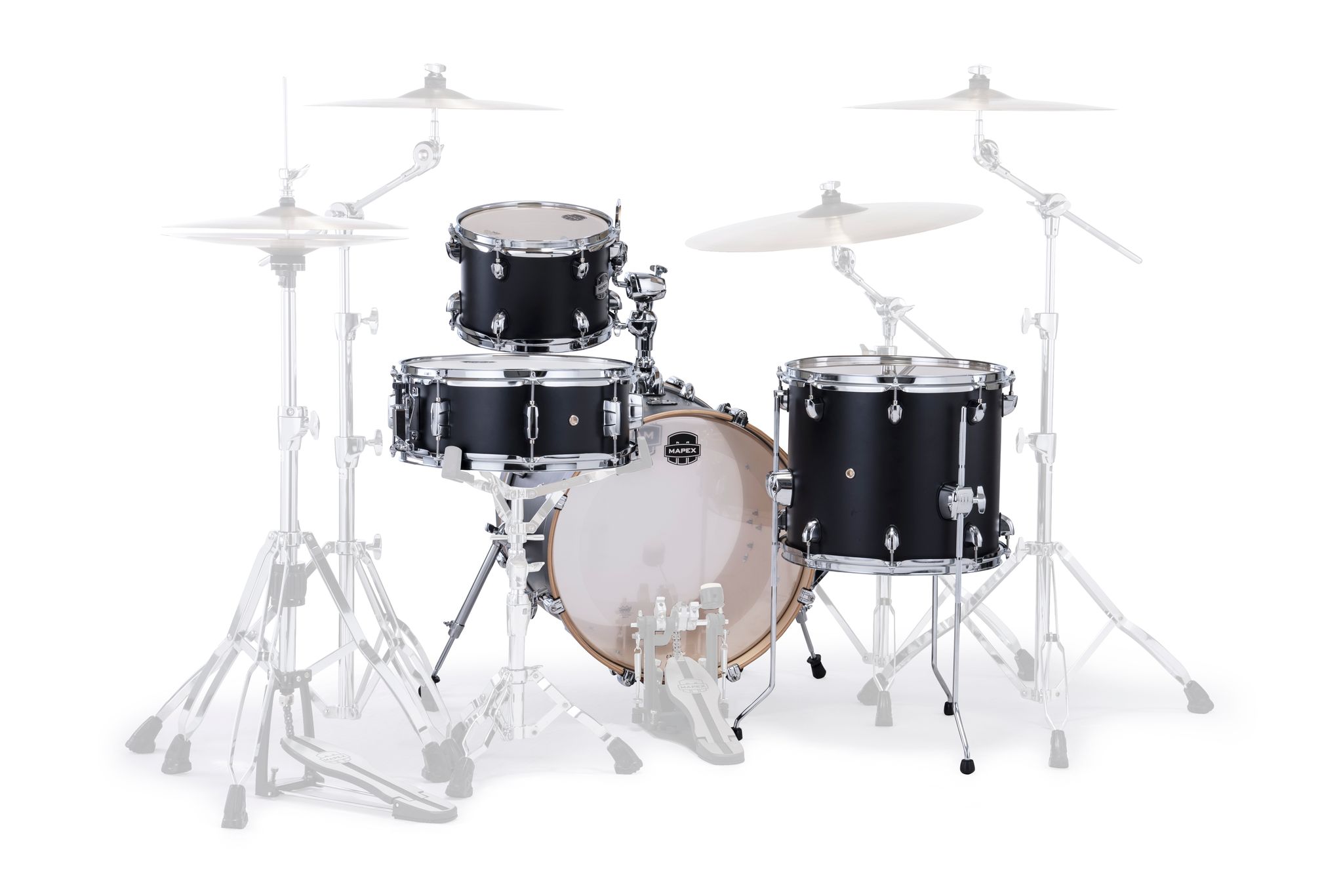 MAPEX IT MM486SKD MARS MAPLE BEBOP 4 PEZZI MATTE BLACK
