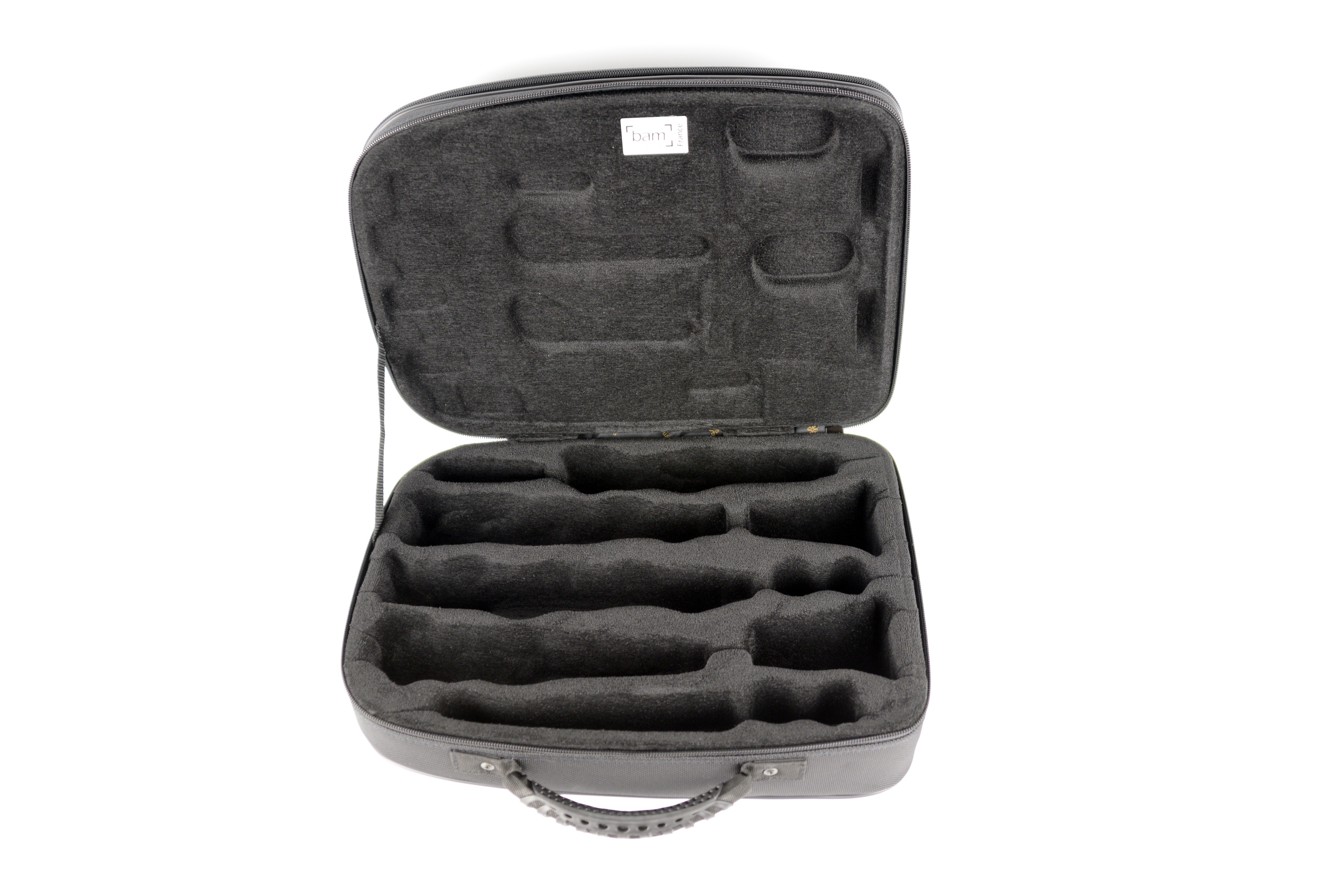 BAM ITALIA BAM TREK3028SC CUSTODIA "NEW TREKKING" PER 2 CLARINETTI SIB E LA - BLACK CARBON