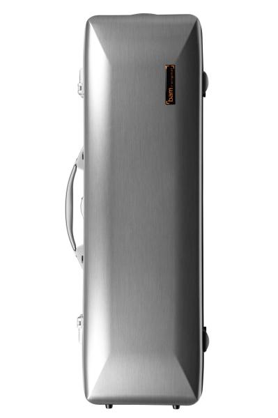 BAM ITALIA DEF2018XLA LA DEFENSE HIGHTECH CASE PER VIOLINO OBLONG BRUSHED ALUMINUM