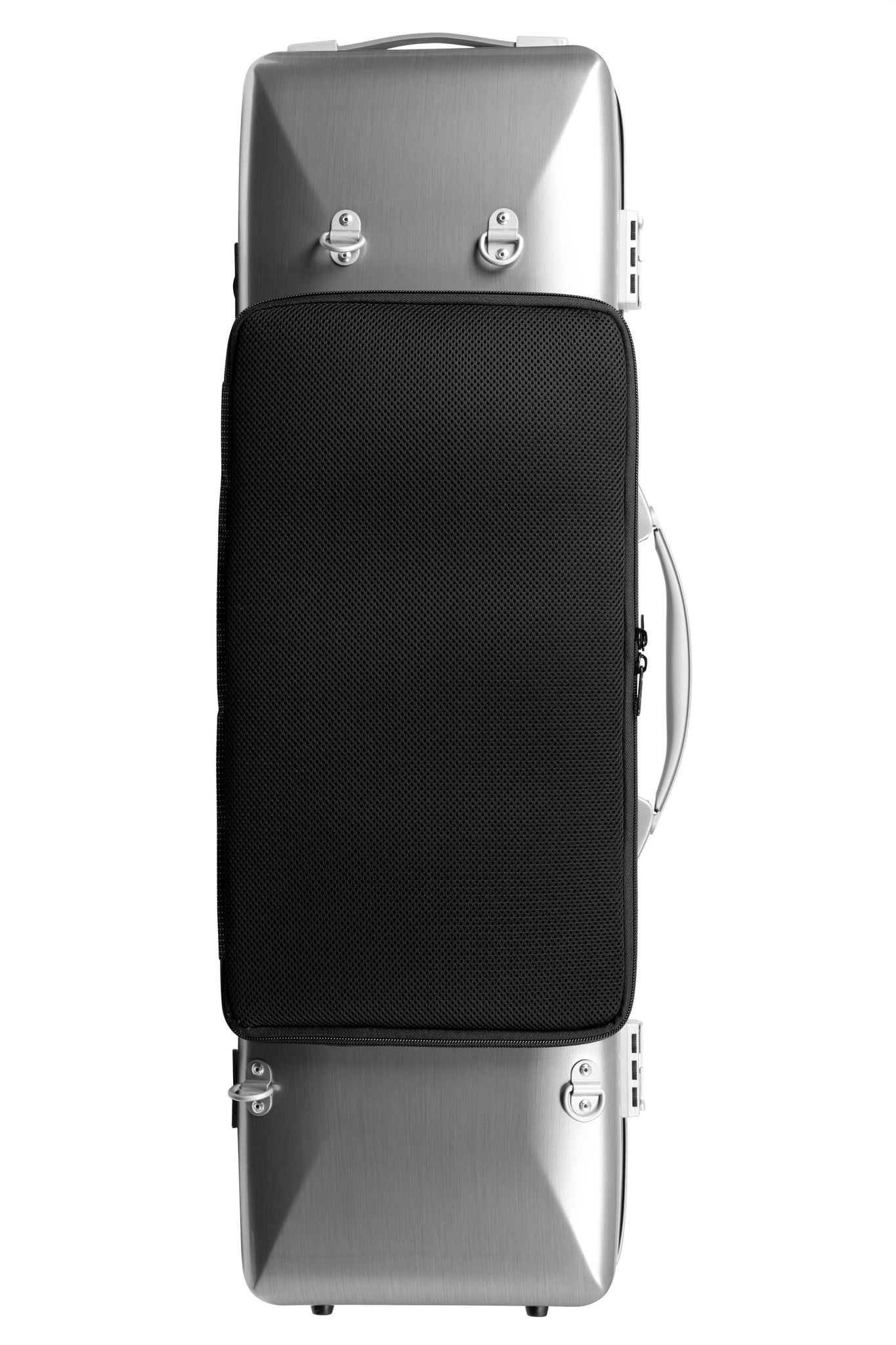 BAM ITALIA DEF2018XLA LA DEFENSE HIGHTECH CASE PER VIOLINO OBLONG BRUSHED ALUMINUM