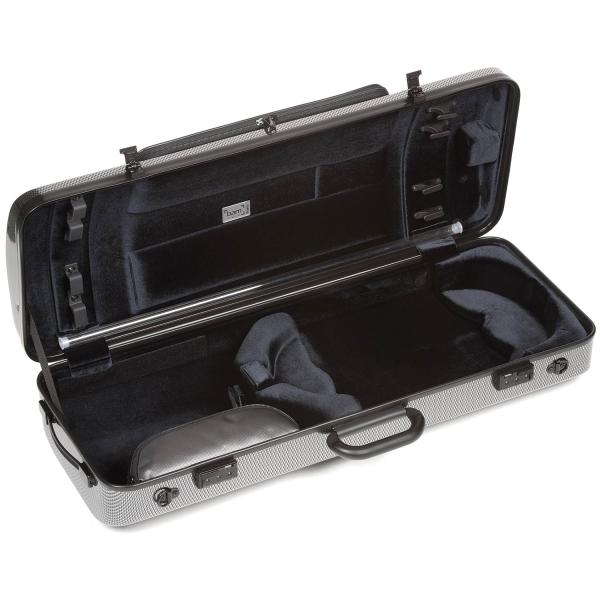 BAM ITALIA 2202XLSC CUSTODIA HIGHTECH OBLONG PER VIOLA POCKET - SILVER CARBON