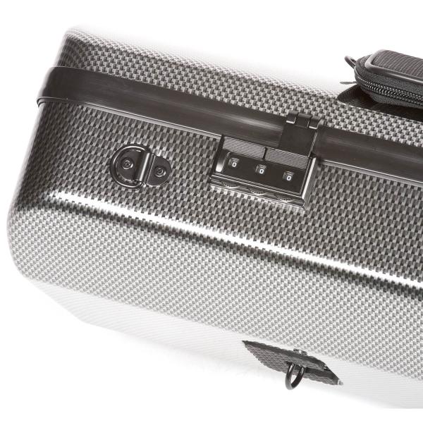 BAM ITALIA 2202XLSC CUSTODIA HIGHTECH OBLONG PER VIOLA POCKET - SILVER CARBON