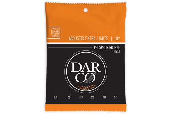 Darco D210 Acoustic Extra Light Phosphor Bronze 10-47
