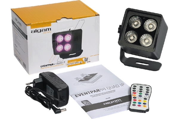 Algam Lighting EVENTPAR 44-QUAD-IP Par LED 4x4W IP65 a Batteria