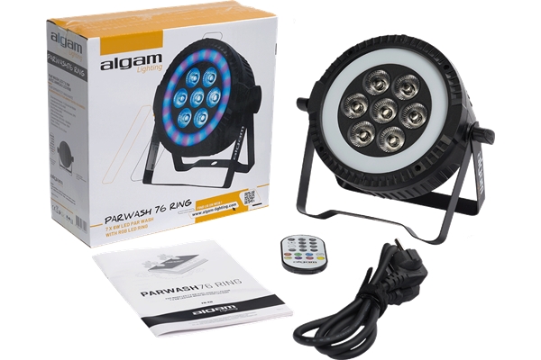 Algam Lighting PARWASH76-RING LED 7x6W RGBW RING RGB