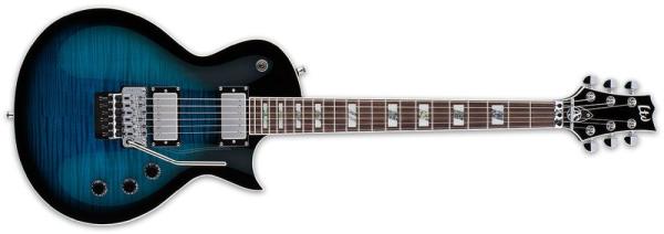 LTD AS-1FR - Black Aqua Sunburst - c/astuccio