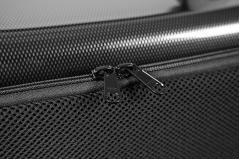 BAM ITALIA 5301XLSC HIGHTECH OBLONG VIOLA CASE SILVER CARBON
