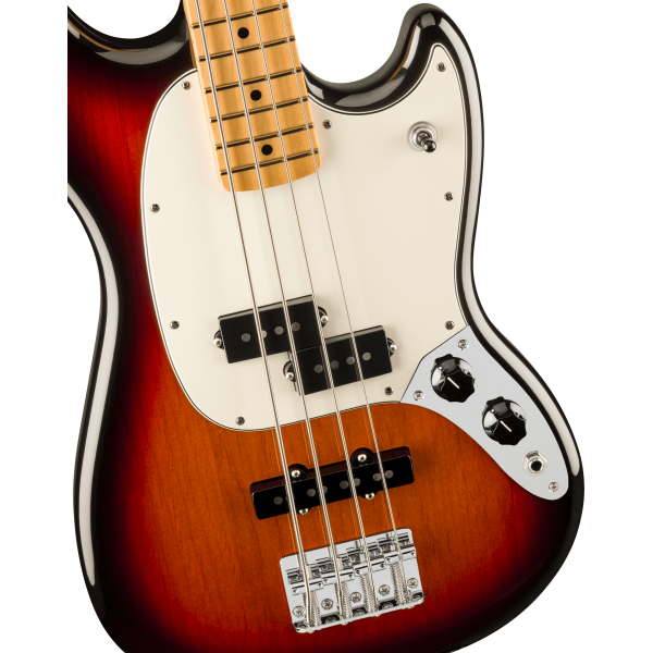 Fender Player II Mustang Bass PJ, Maple Fingerboard, 3-Color Sunburst
