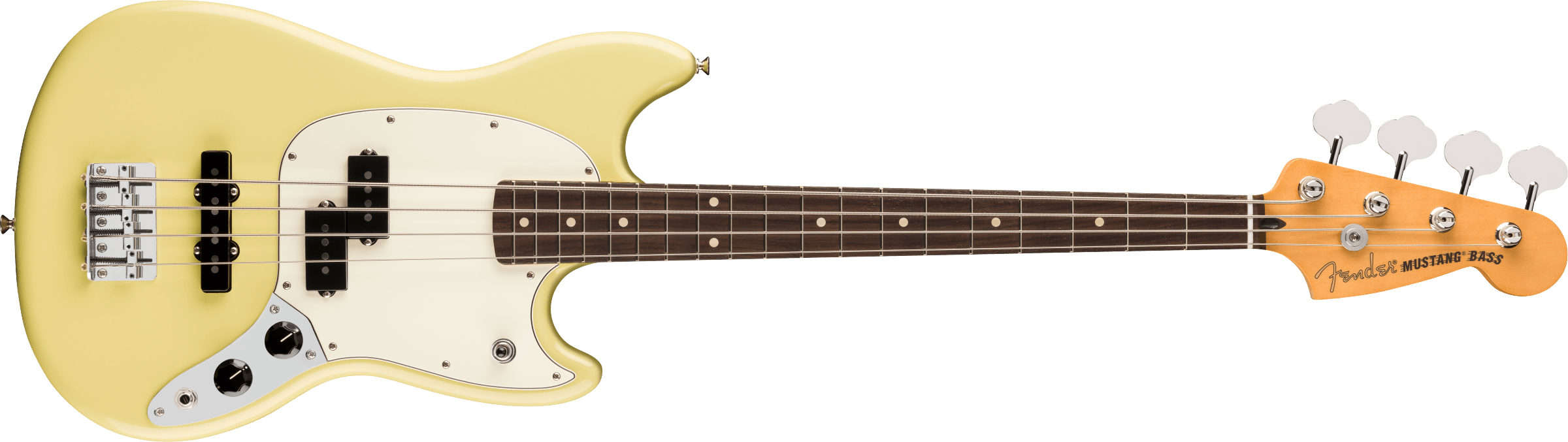 Fender Player II Mustang® Bass PJ, Rosewood Fingerboard, Hialeah Yellow
