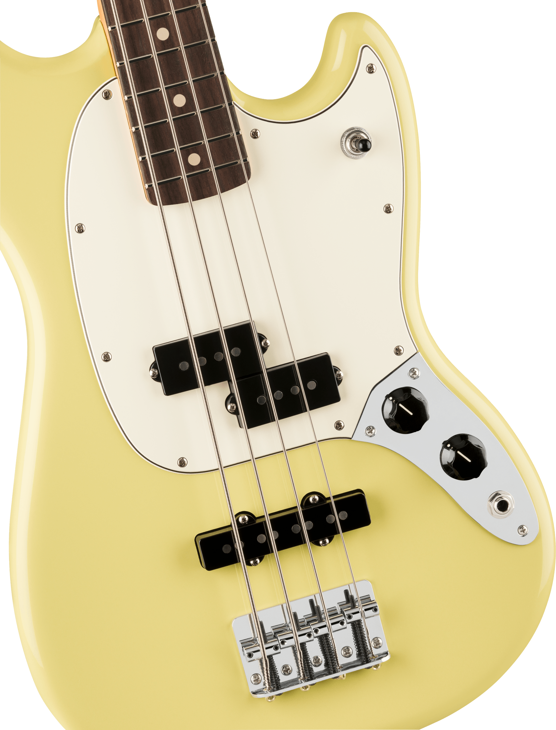 Fender Player II Mustang® Bass PJ, Rosewood Fingerboard, Hialeah Yellow