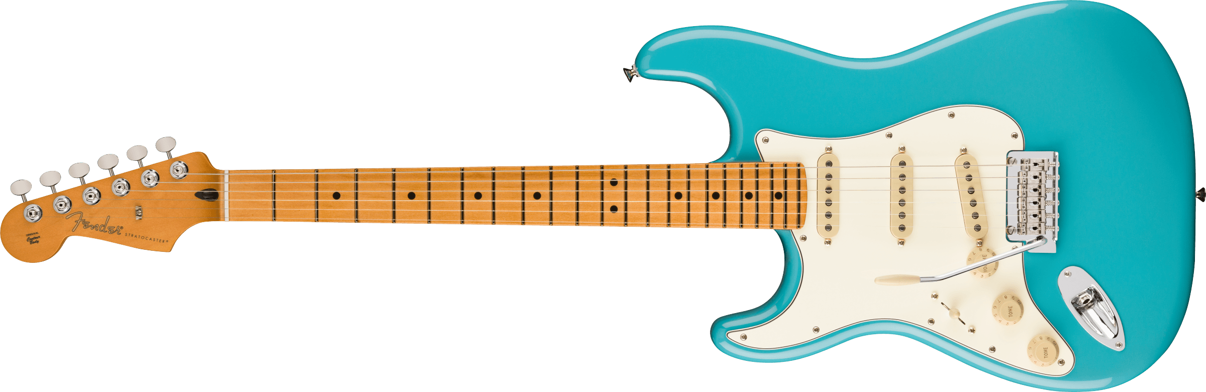 Fender Player II Stratocaster® Left-Hand, Maple Fingerboard, Aquatone Blue