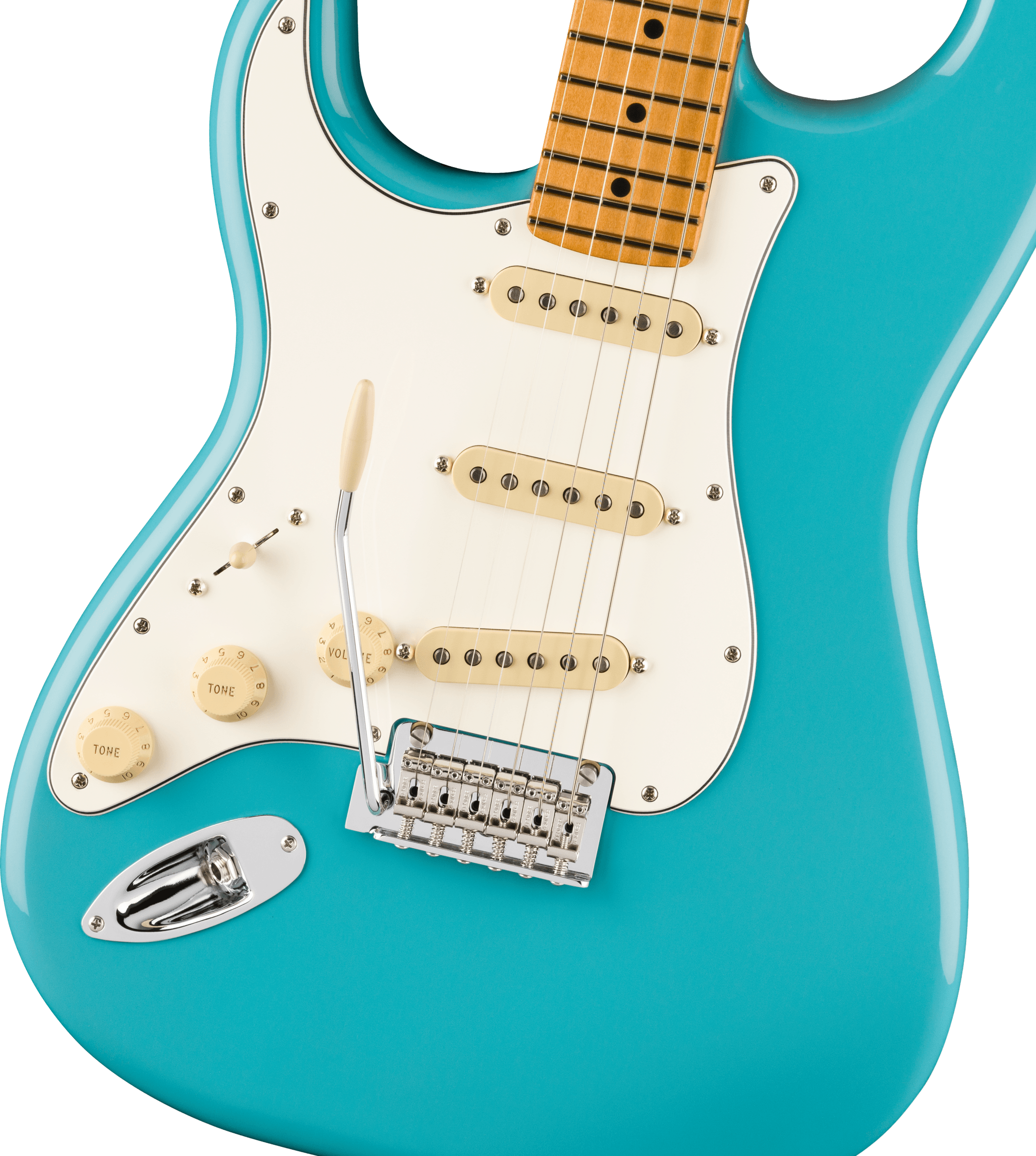 Fender Player II Stratocaster® Left-Hand, Maple Fingerboard, Aquatone Blue