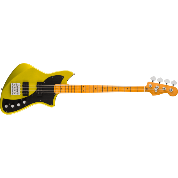 Fender American Ultra II Meteora Bass, Maple Fingerboard, Solar Flare