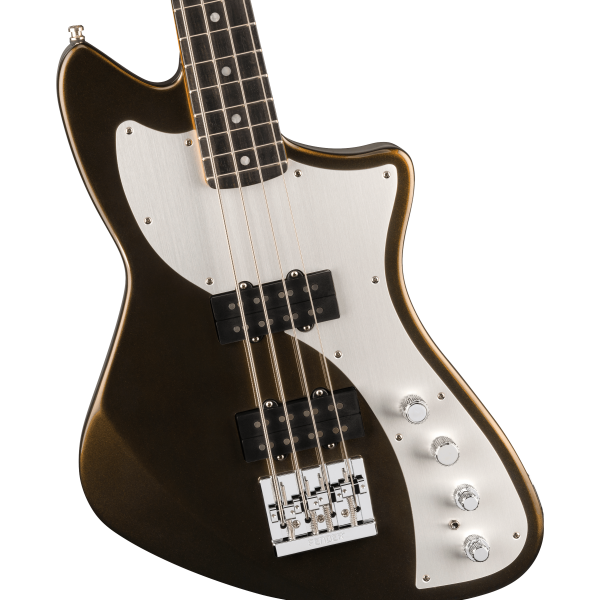 Fender American Ultra II Meteora Bass, Ebony Fingerboard, Texas Tea