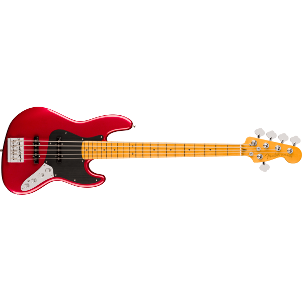 Fender American Ultra II Jazz Bass V, Maple Fingerboard, Sinister Red