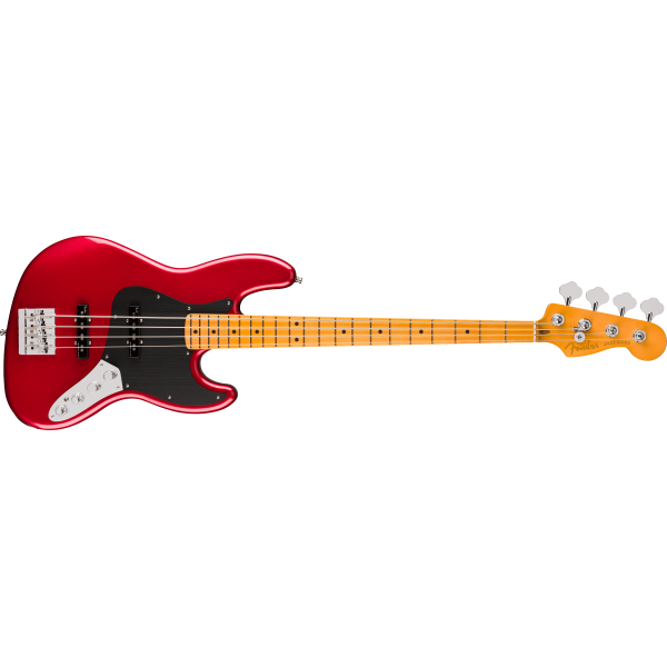 Fender American Ultra II Jazz Bass, Maple Fingerboard, Sinister Red