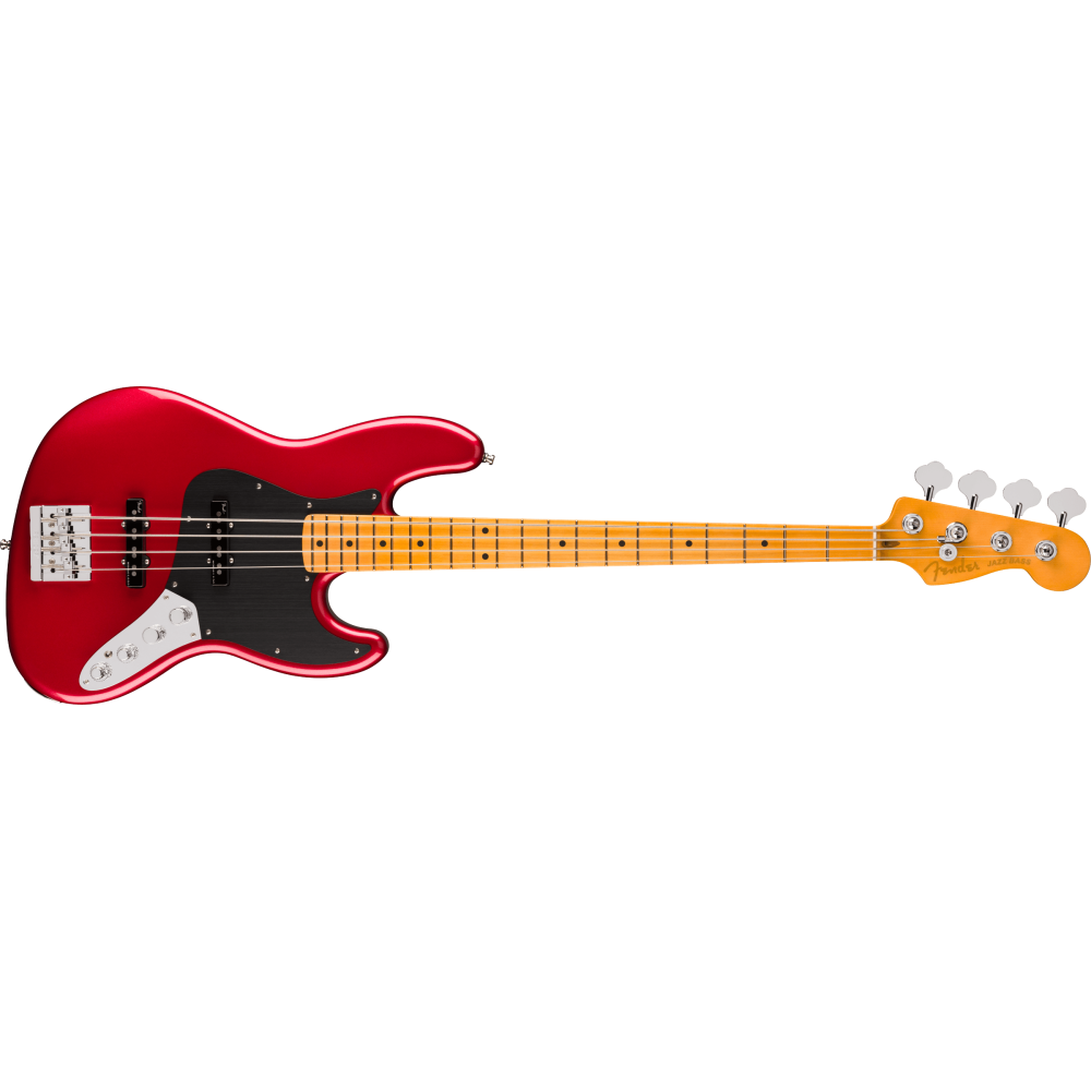 Fender American Ultra II Jazz Bass, Maple Fingerboard, Sinister Red