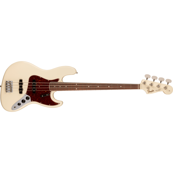 Fender American Vintage II 1966 Jazz Bass, Rosewood Fingerboard, Olympic White
