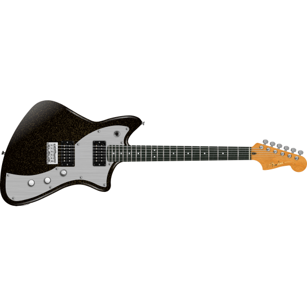 Fender American Ultra II Meteora, Ebony Fingerboard, Texas Tea