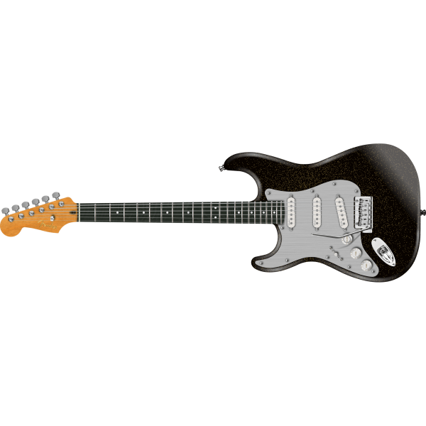Fender American Ultra II Stratocaster Left-Hand, Ebony Fingerboard, Texas Tea