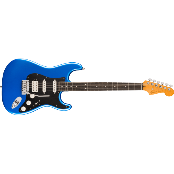 Fender American Ultra II Stratocaster HSS, Ebony Fingerboard, Noble Blue