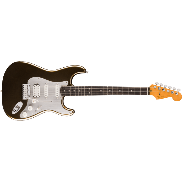 Fender American Ultra II Stratocaster HSS, Ebony Fingerboard, Texas Tea