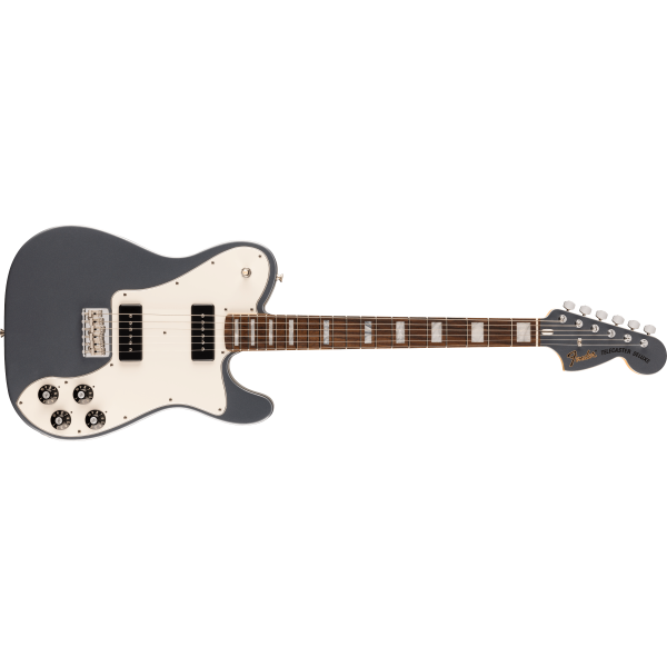 Fender Limited Edition Chris Shiflett Cleaver Telecaster Deluxe, Rosewood Fingerboard, Charcoal Frost Metallic
