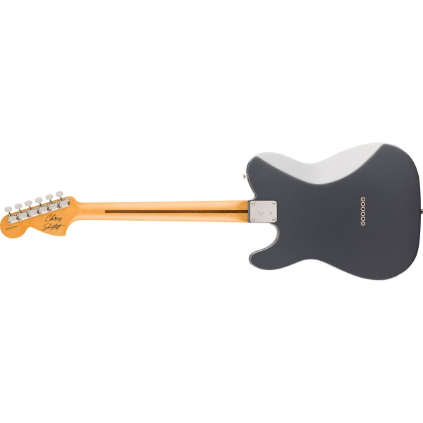 Fender Limited Edition Chris Shiflett Cleaver Telecaster Deluxe, Rosewood Fingerboard, Charcoal Frost Metallic