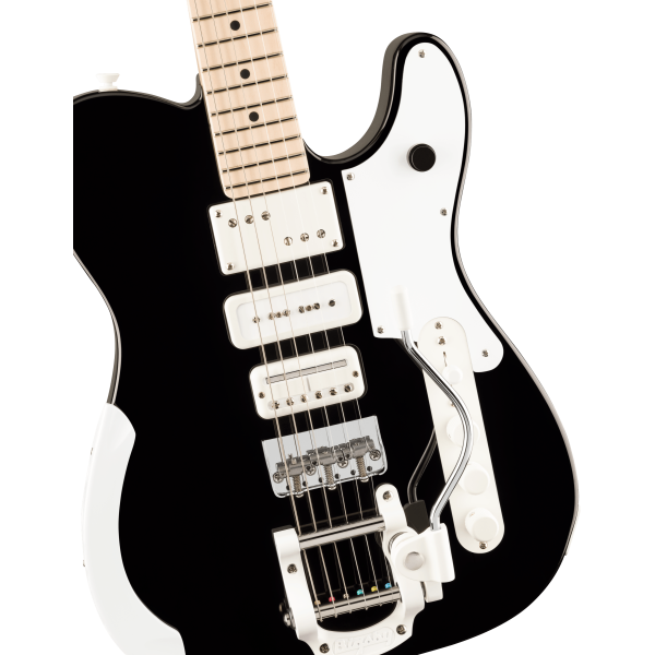 Fender Jack White Triplecaster, Maple Fingerboard, Black
