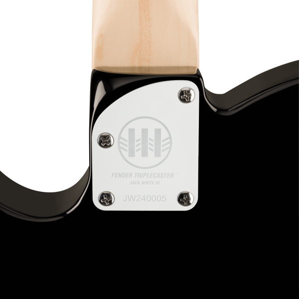 Fender Jack White Triplecaster, Maple Fingerboard, Black