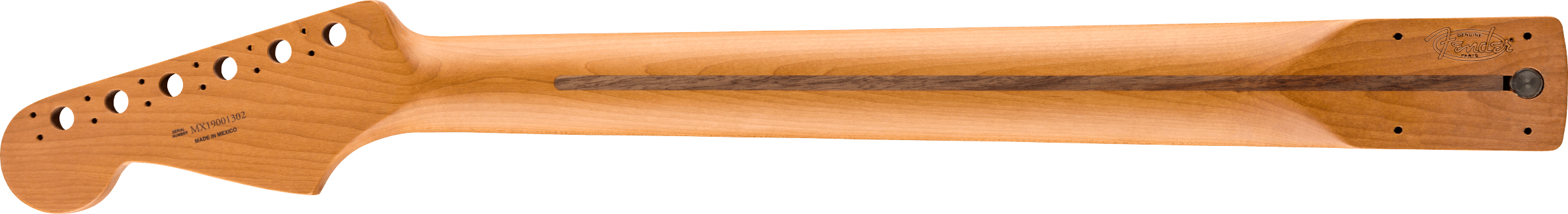 Fender Roasted Maple Stratocaster Neck, 21 Narrow Tall Frets, 9.5", Pau Ferro, C Shape