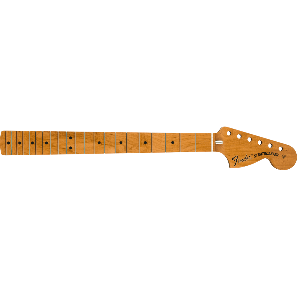 Fender "Roasted Maple Vintera Mod '70's Stratocaster Neck, 21 Medium Jumbo Frets, 9.5"", ""C"" Shape"