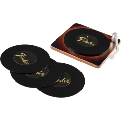 Fender Sunburst Turntable Coaster Set