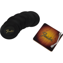 Fender Sunburst Turntable Coaster Set