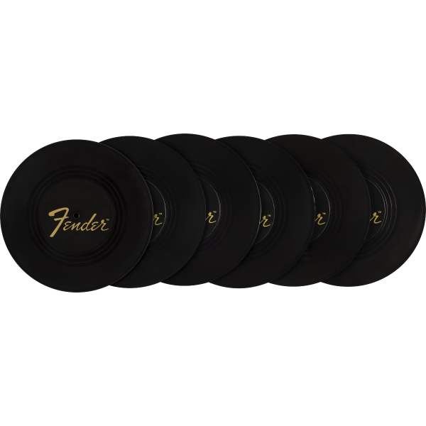 Fender Sunburst Turntable Coaster Set
