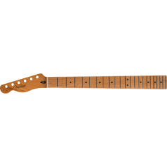 Fender "Satin Roasted Maple Telecaster LH Neck, 22 Jumbo Frets, 12"", Maple, Flat Oval Shape"